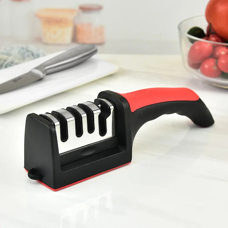 Amolador de Faca Para Cozinha, 4 Segmentos