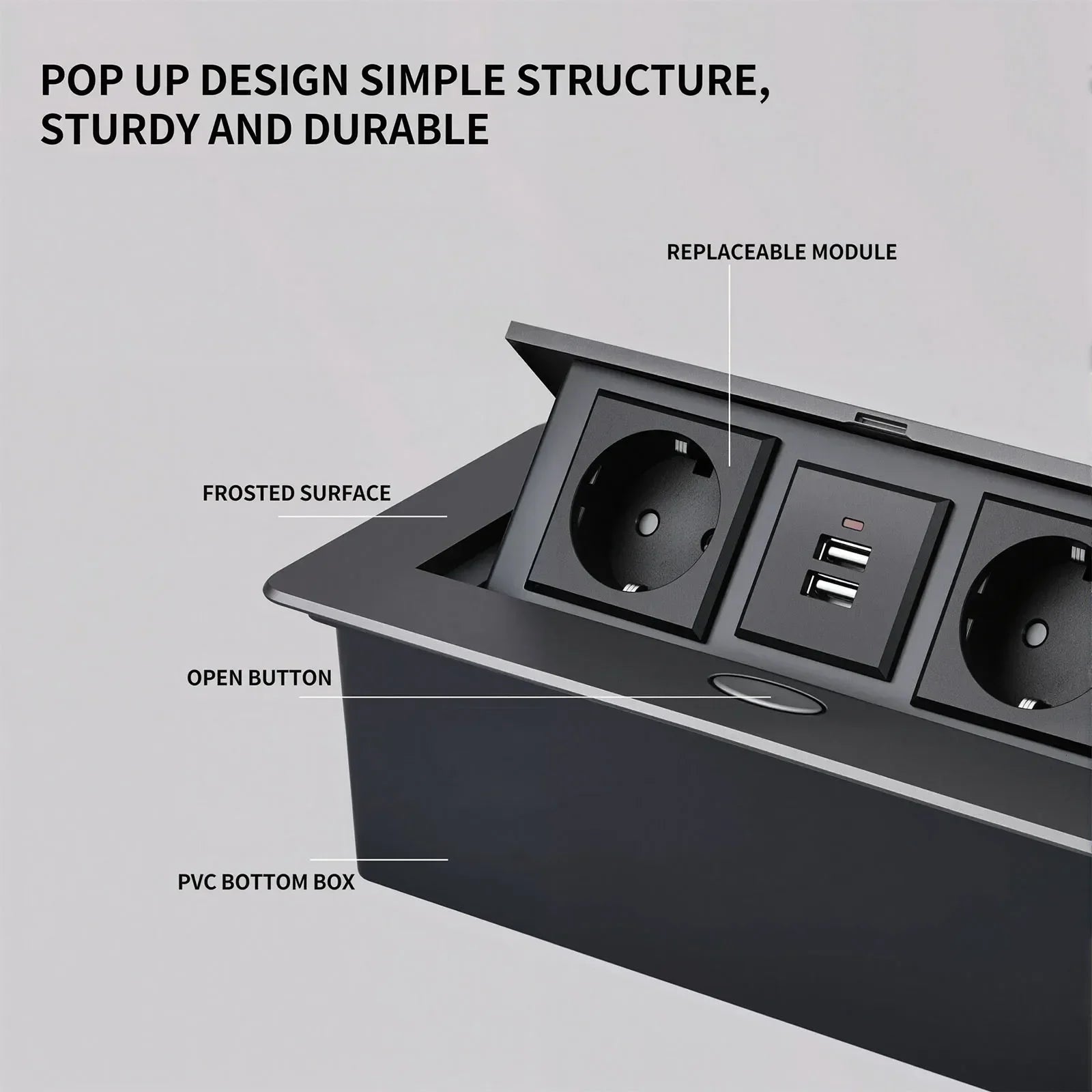 Tomada de Mesa Pop-Up