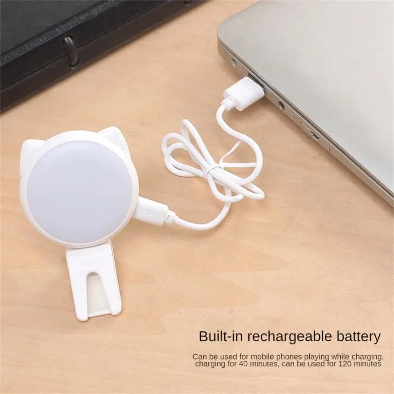 Nova moda recarregável selfie luzes led flash