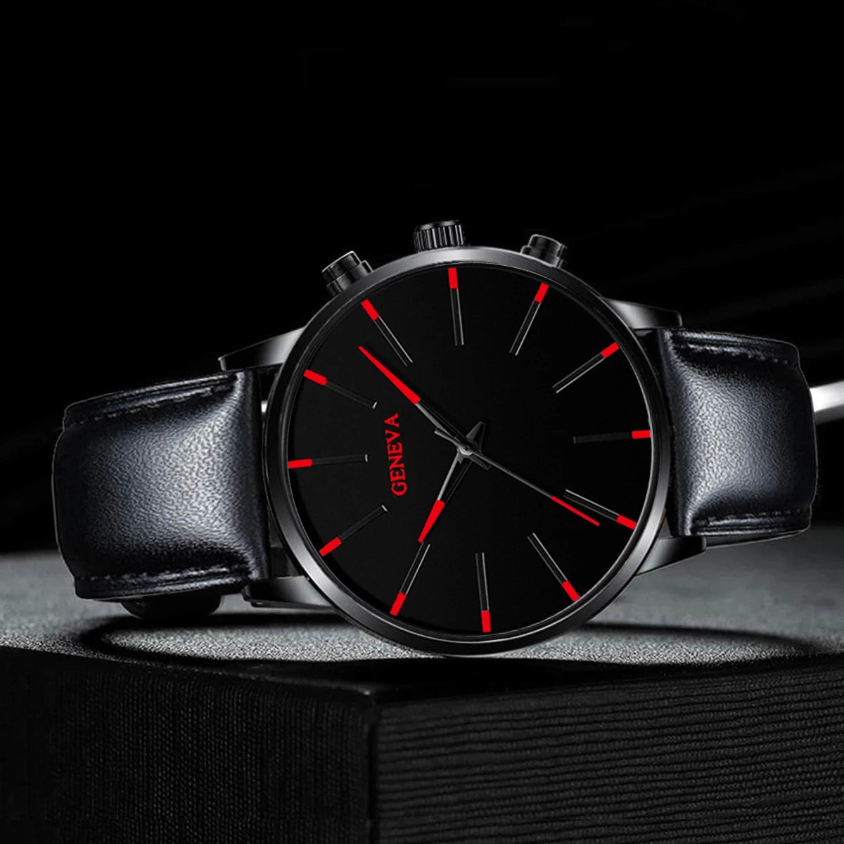 2PCS Relógio de Quartzo Masculino