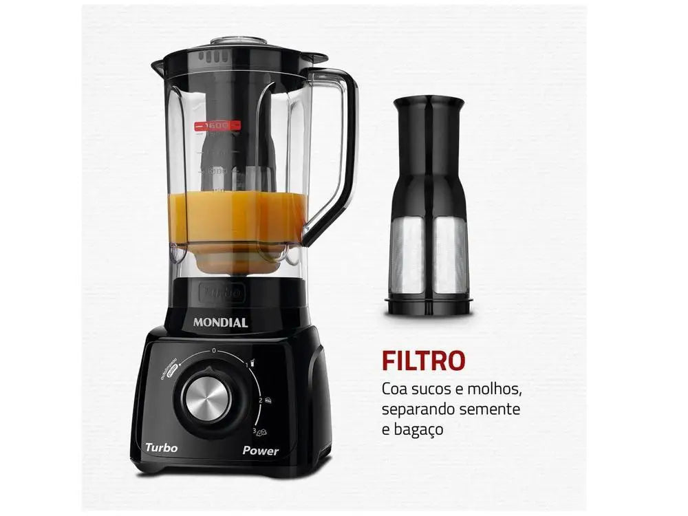 Liquidificador Mondial Turbo Power