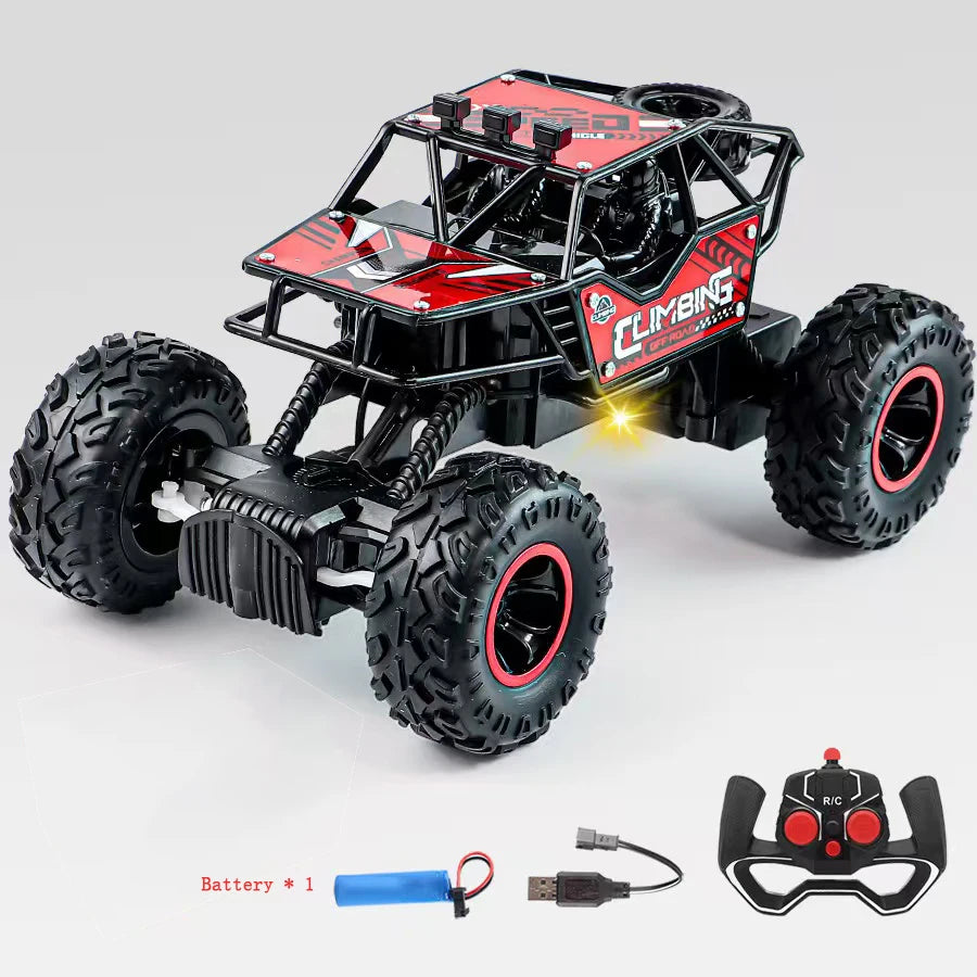 Novo carro rc 1:16 2wd com luz led 2.4g 20 km/h alta velocidade
