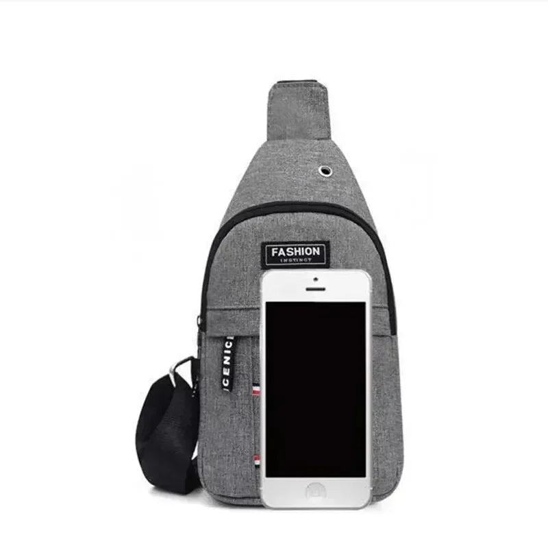 Pochete masculina à prova d'água de grande capacidade