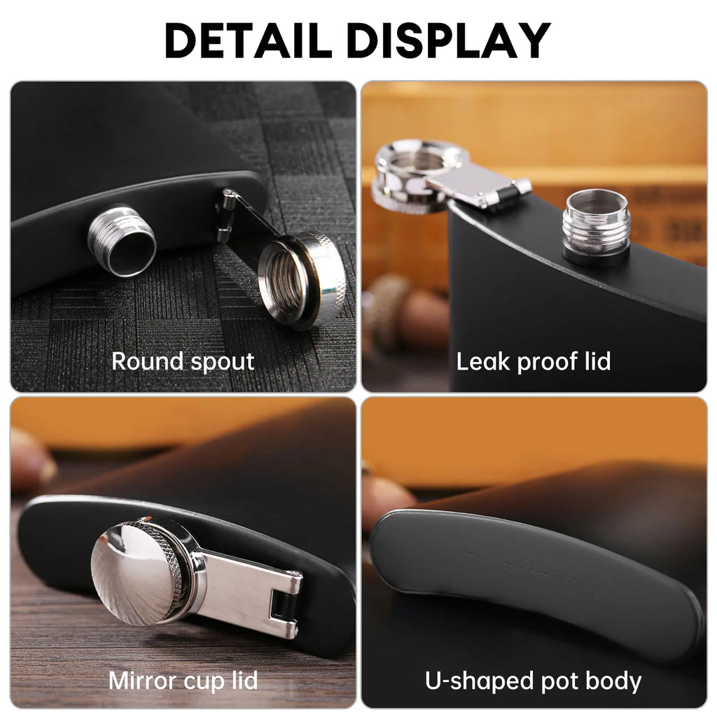 Drinkware copo de vinho 8oz portátil aço inoxidável