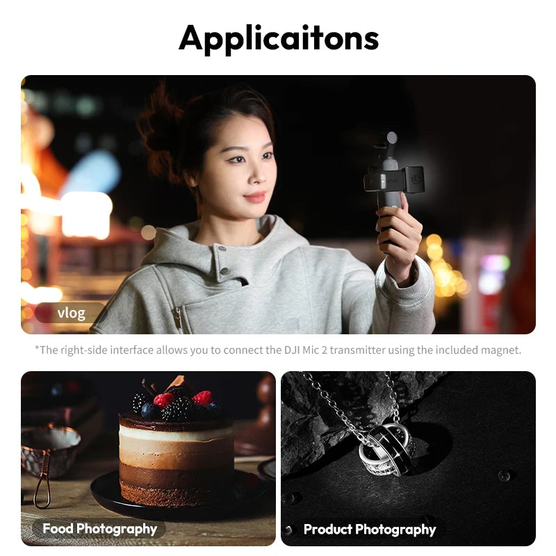 Ulanzi LM001 Pocket 3 Mini Luz de Vídeo 5800K