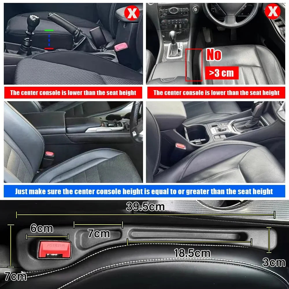 Tira de Enchimento de Lacuna para Assento de Carro