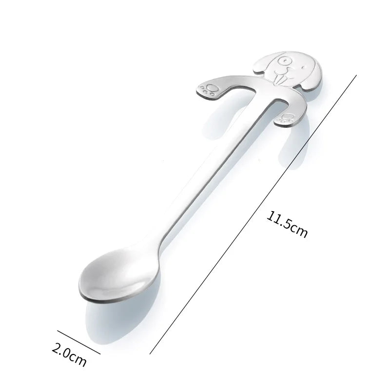 1pc colher de café de aço inoxidável