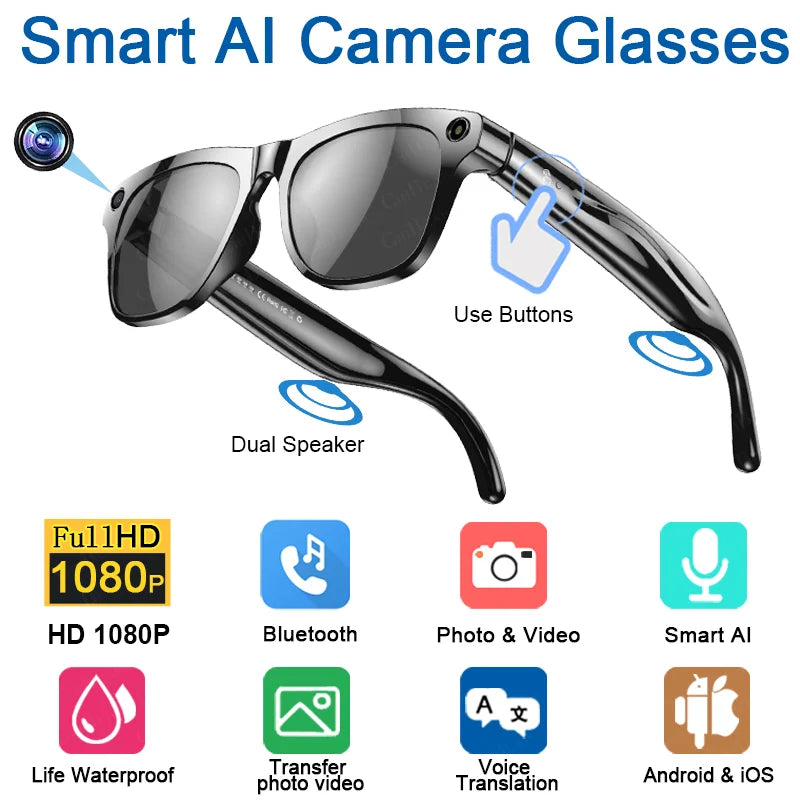 XIAOMI Smart Glasses 4K com IA
