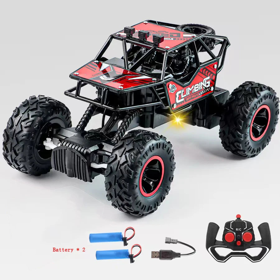 Novo carro rc 1:16 2wd com luz led 2.4g 20 km/h alta velocidade
