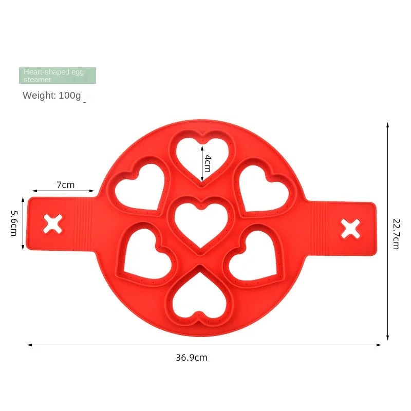 Máquina De Panqueca De Anel De Silicone Antiaderente