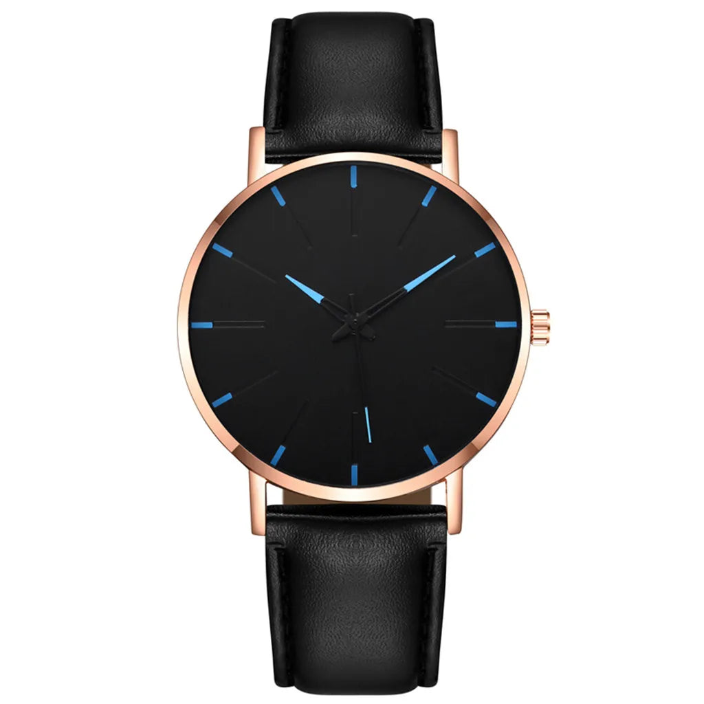 Men Vintage Luxury Watches Casual Quartz Watch Luxury Watch Stainless Bracele Steel Dial Men'S Watch Trend Leather Wrist Watch