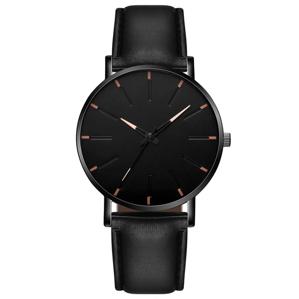 Men Vintage Luxury Watches Casual Quartz Watch Luxury Watch Stainless Bracele Steel Dial Men'S Watch Trend Leather Wrist Watch