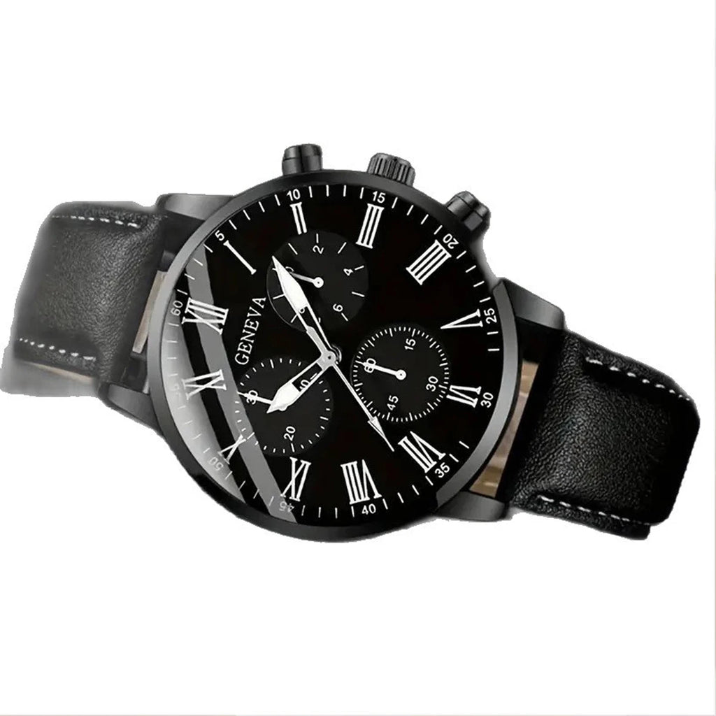 2 peças relógios masculinos elegantes