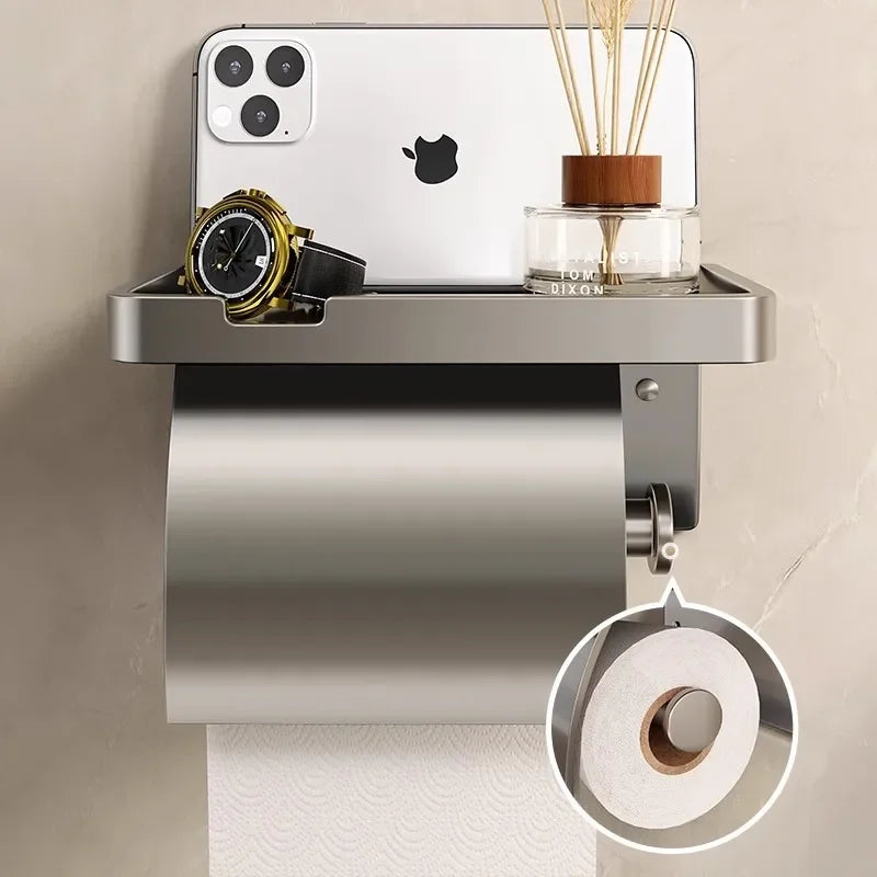 Suporte de Papel Fixado na Parede