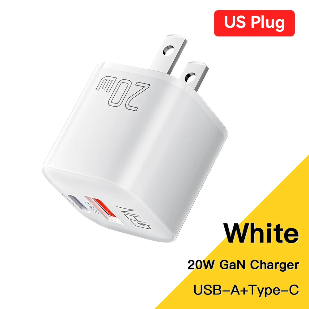Essager 20w gan usb tipo c carregador pd carga rápida