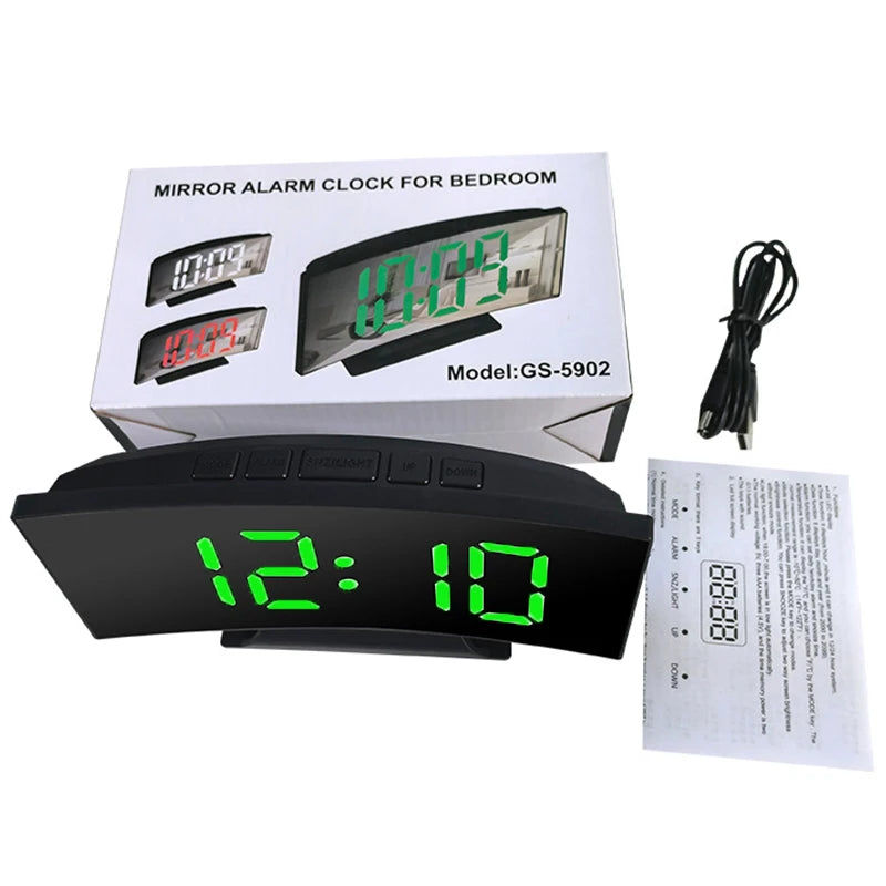 Despertador Eletrônico Digital Led Grande Display