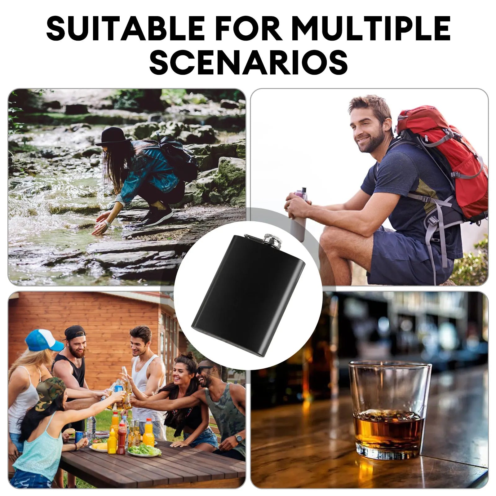 Drinkware copo de vinho 8oz portátil aço inoxidável