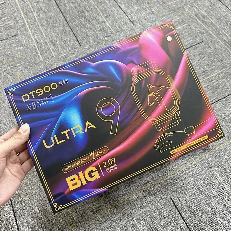 DT900 Ultra Relogio Inteligente, 7 Pulseiras