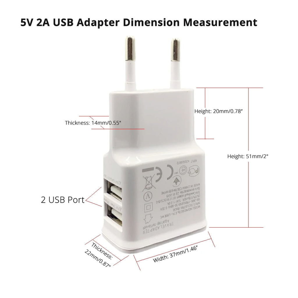 Adaptador de fonte de alimentação USB