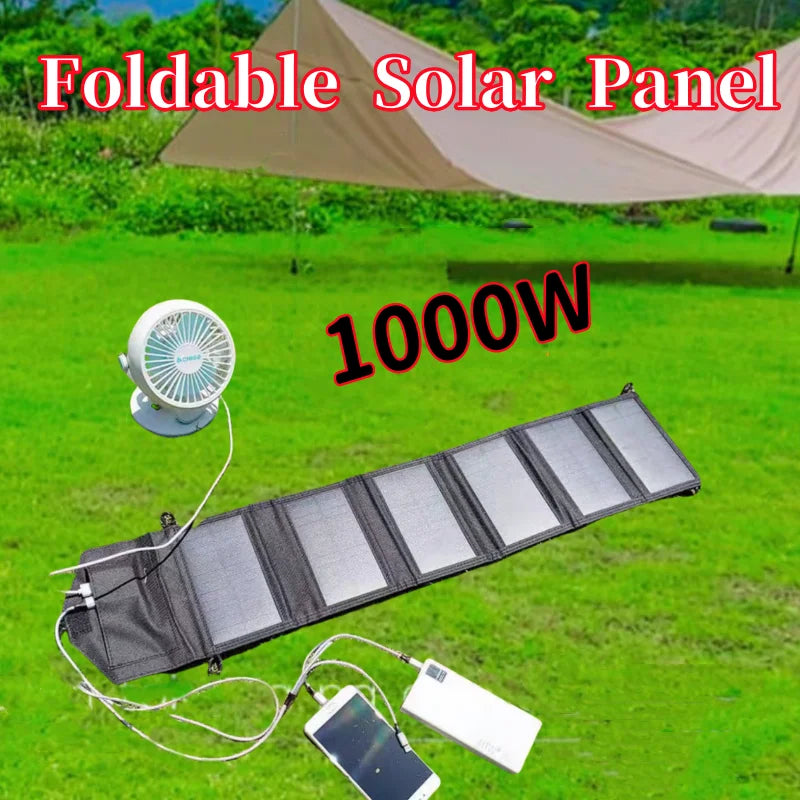 1000w painel solar dobrável usb tipo c