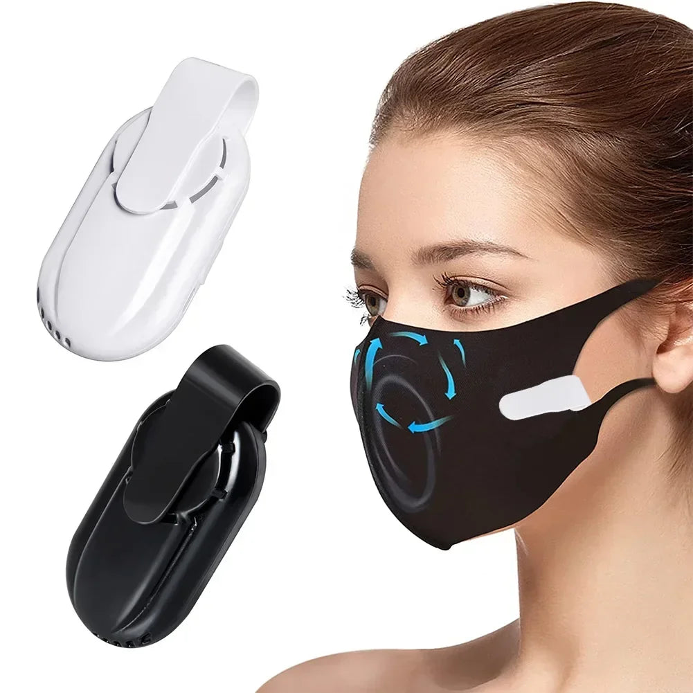Ventilador de máscara usb clipe wearable ar condicionado