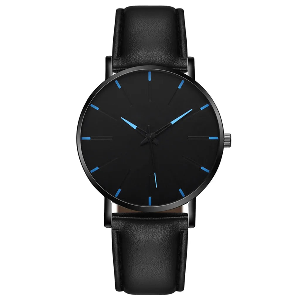 Men Vintage Luxury Watches Casual Quartz Watch Luxury Watch Stainless Bracele Steel Dial Men'S Watch Trend Leather Wrist Watch