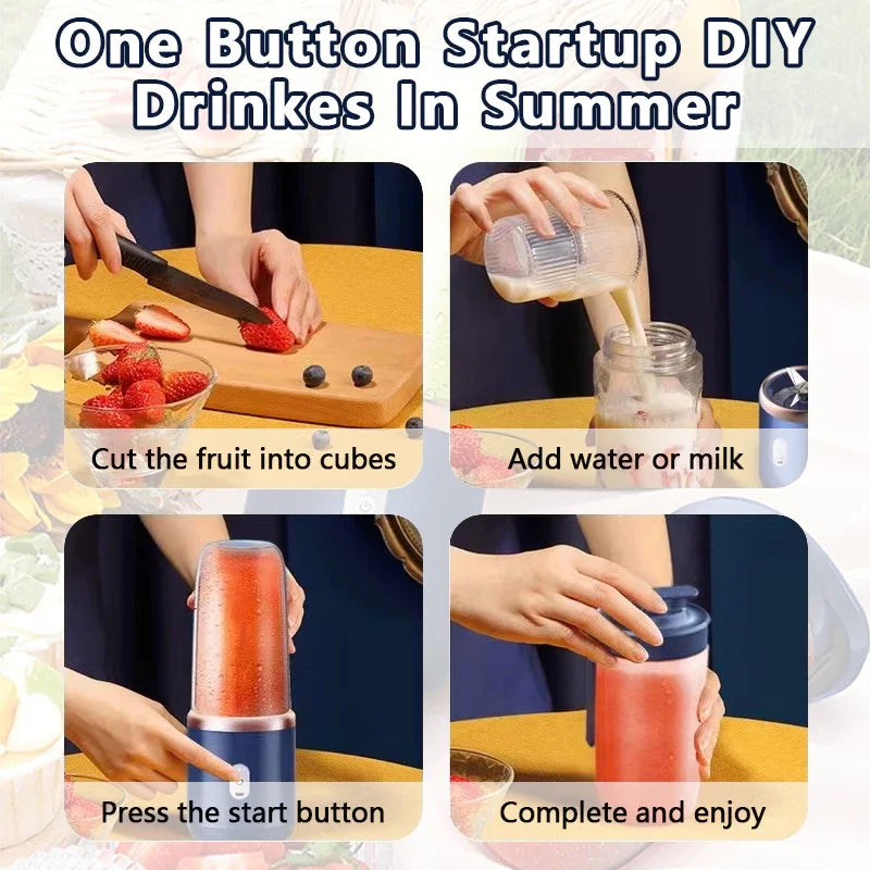 Blender Para Suco 400ML USB