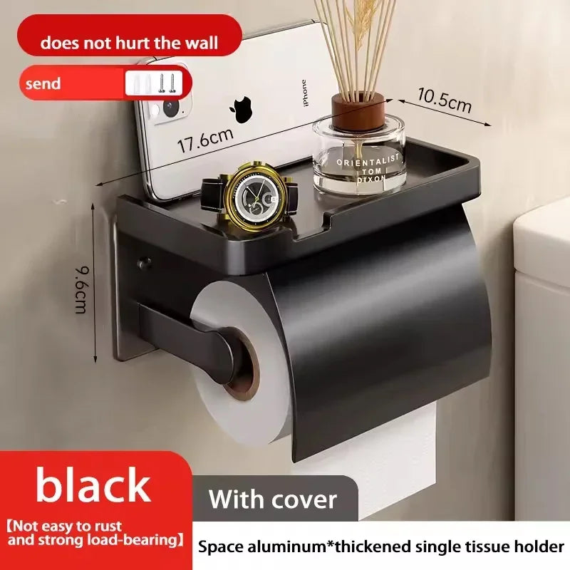 Suporte de Papel Fixado na Parede