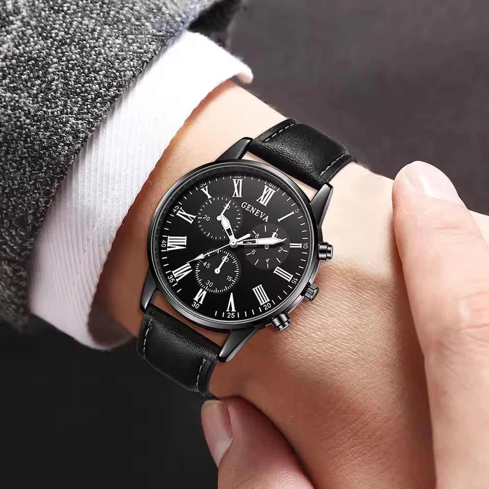 2PCS Conjunto Relógio e pulseira